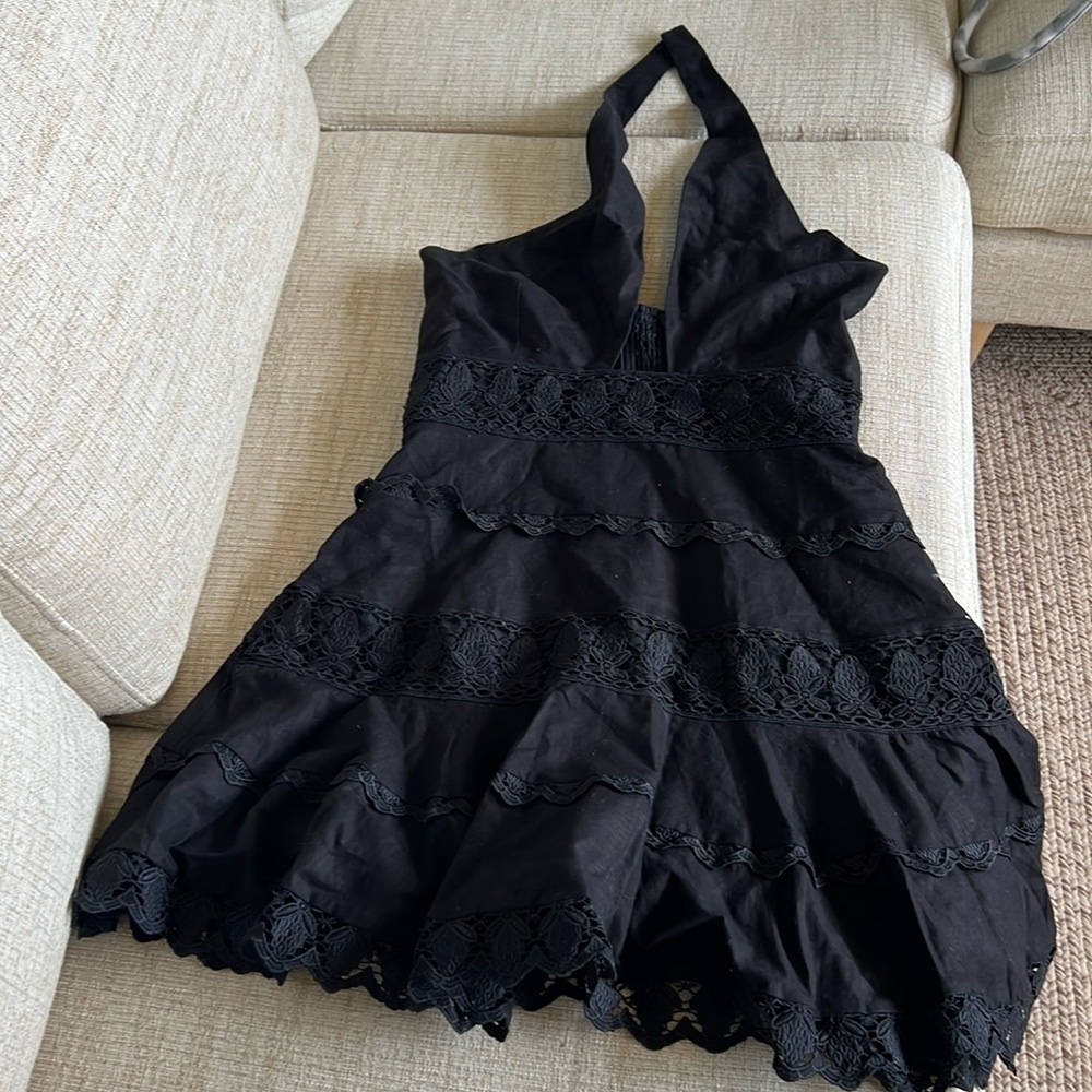 Little black halter dress, great for summer